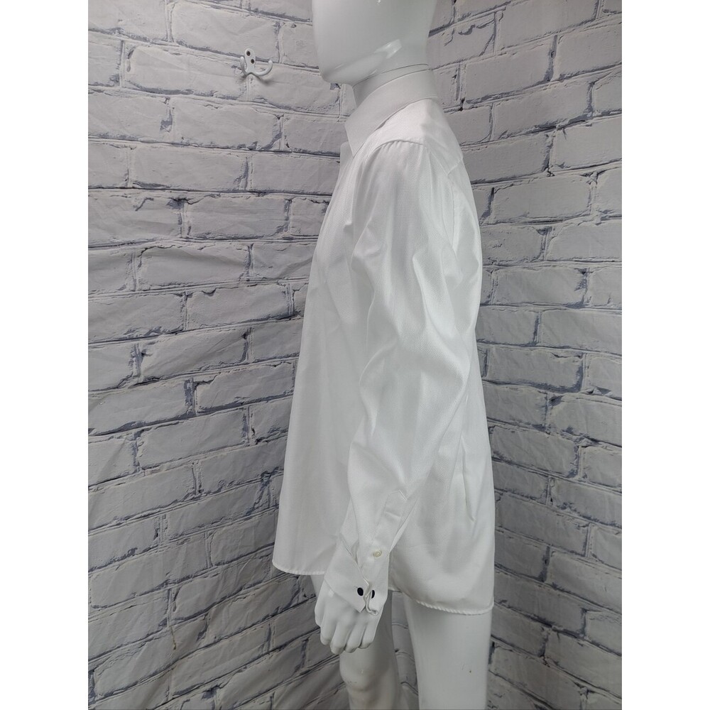 NEW Eton Men's Contemporary Luxury Dress Shirt Pure White Formal Size 42 - 16.5" - Picture 8 of 12